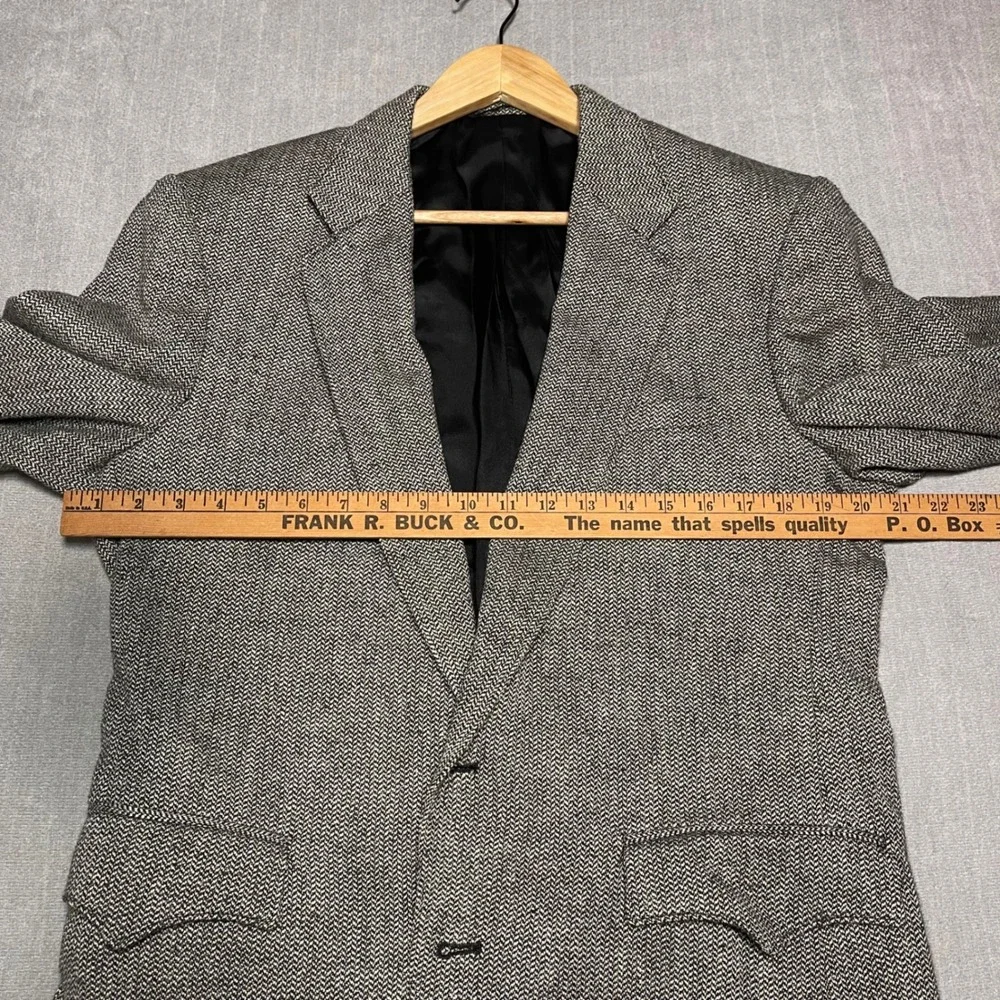 Circle S Dallas Texas Mens‎ Gray Tweed Western Sport Coat Blazer Suit Jacket 40R